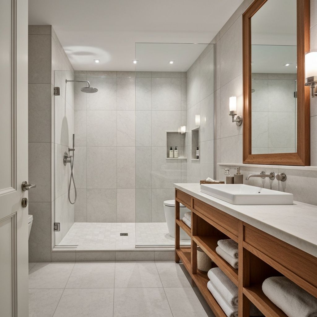 세련된 욕실 디자인