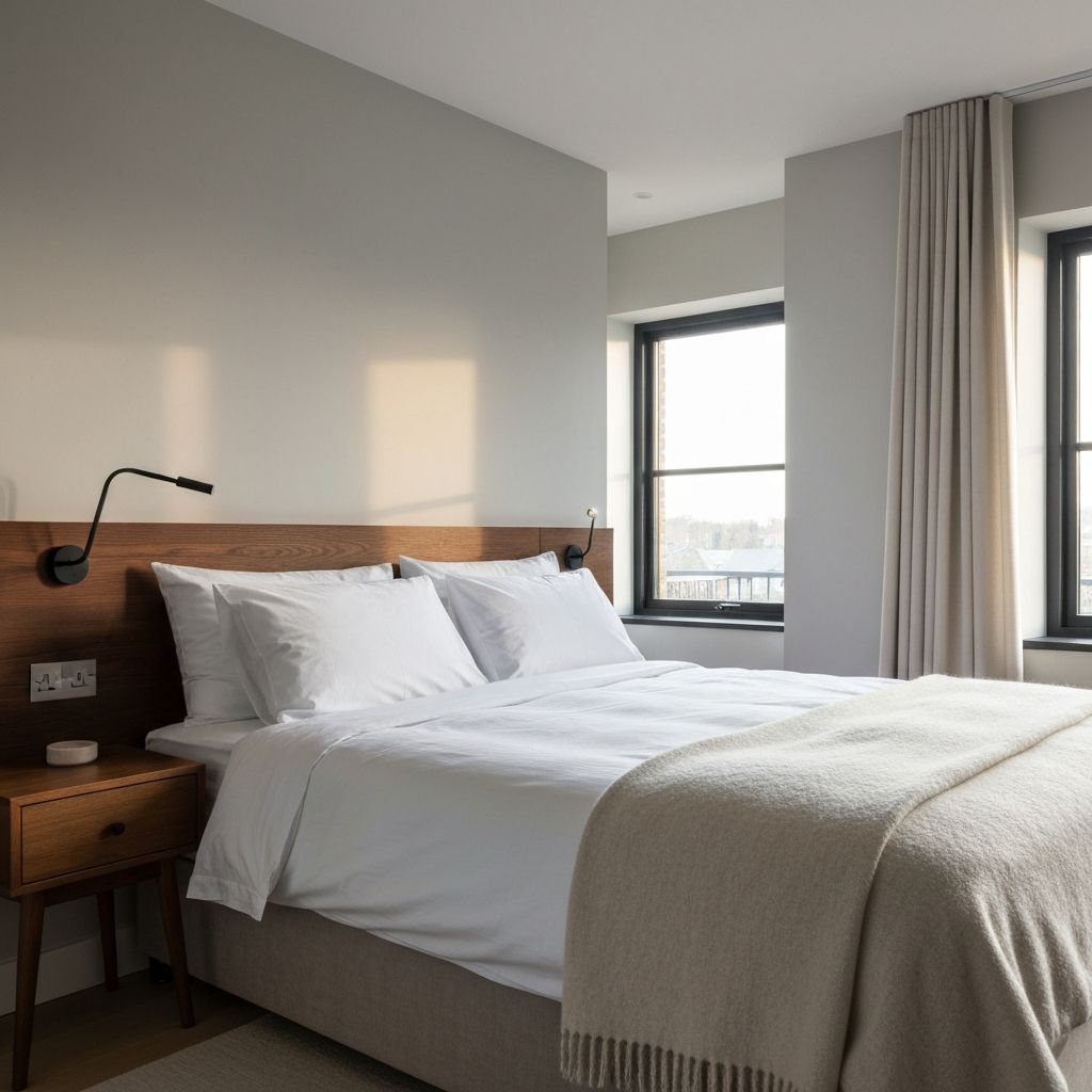 편안한 침실 공간